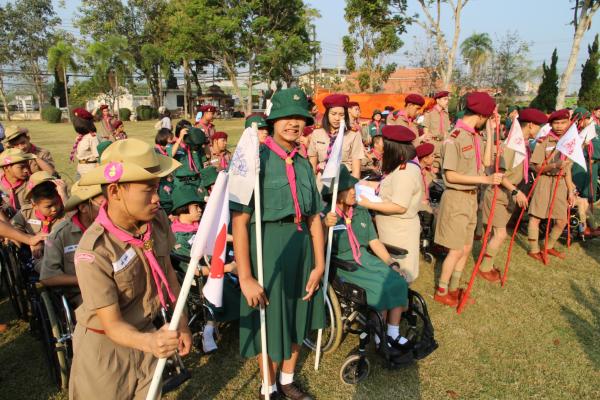 โรงเรียนศรีสังวาลย์เชียงใหม่    จัดกิจกรรมเข้าค่ายลูกเสือ