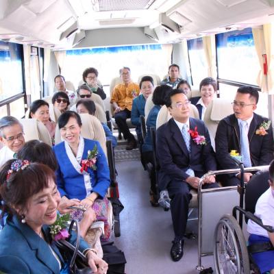 พิธีส่งมอบรถบัส โดยรัฐบาลญี่ปุ่น ให้โรงเรียนศรีสังวาลย์เชียงใหม่